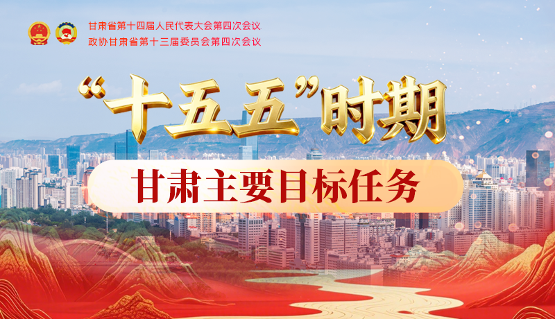 【聚焦2026甘肃两会】图解| “十五五”时期甘肃主要目标任务